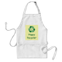 Happy Recycler Apron by ingasi Happy Recycler Apron
