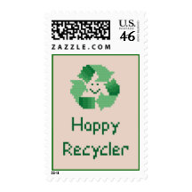 Happy Recycler Postage