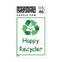 Happy Recycler Postage