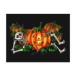 HAPPY RESTING SKELETON & JACK by SHARON SHARPE