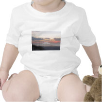 Happy Retirement Beach sunset Baby Bodysuit