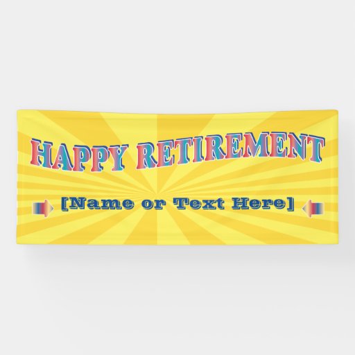 retirement banners