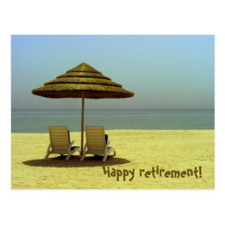 Happy Retirement Postcards & Postcard Template Designs 