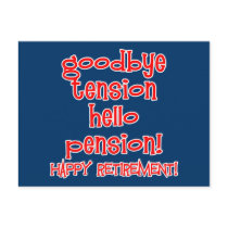 Happy Retirement! Tshirts and Retiree Gifts Postcard