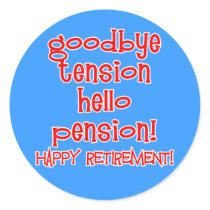 Happy Retirement! Tshirts and Retiree Gifts Stickers