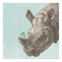 HAPPY RHINO posters by TheBellaBellaco HAPPY RHINO posters
