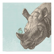 HAPPY RHINO posters