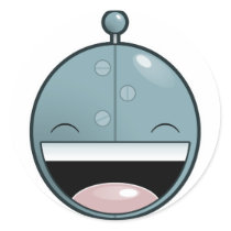 Happy Robot stickers