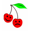 Happy Sad Cherries t-shirts by DragonCat Happy Sad Cherries t-shirts