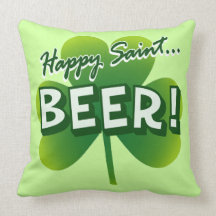 Happy Saint... BEER! Pillows