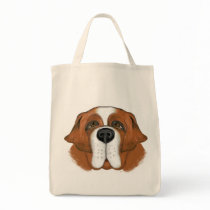 Happy Saint  Bernard bags