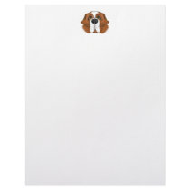 Happy Saint  Bernard letterhead