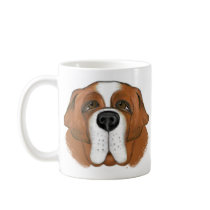 Happy Saint  Bernard mugs