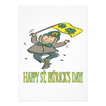 Happy Saint Patricks Day Custom Announcement