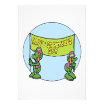 Happy Saint Patricks Day Custom Invitation