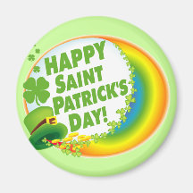 Happy Saint Patrick's Day! Fridge Magnet