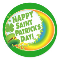 Happy Saint Patrick's Day! Stickers