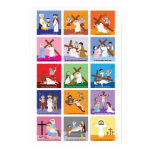 Happy Saints Way of the Cross posters