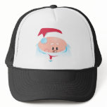 Happy Santa Claus face hats