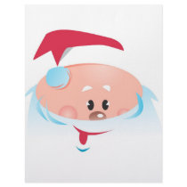 Happy Santa Claus face Letterhead Template