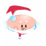Happy Santa Claus face