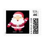 Happy Santa Claus Postage Stamps