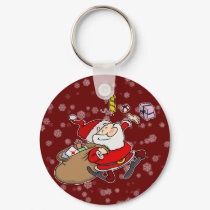 Happy Santa keychains