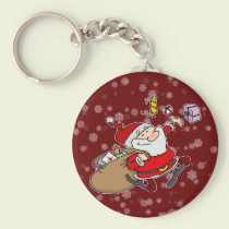 Happy Santa keychains