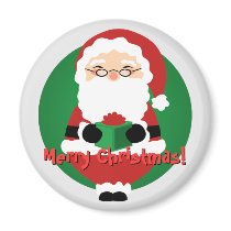 Happy Santa Magnet by Customizables Happy Santa Magnet