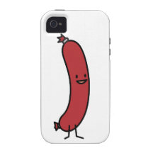 Happy Sausage Cell Case Iphone 4 Vibe Case-Mate iPhone 4 Cover