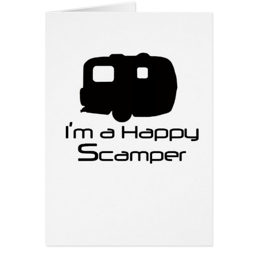 Happy Scamper Fun Stuff! Greeting Card