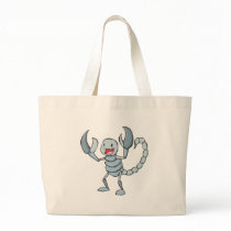 Happy Scorpion Insect Cartoon Tote Bag