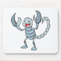 Happy Scorpion Insect Cartoon Mousepads
