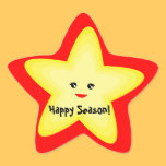 Happy Season Star Sticker