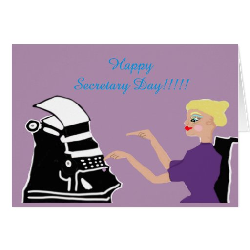 Secretary Day Printable Cards