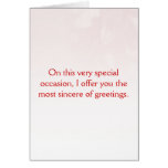 Happy shallow interpretation of romance day greeting card