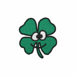 Happy Shamrock Embroidered Women's T