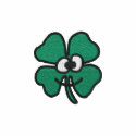 Happy Shamrock Embroidered Women's T embroidered shirts
