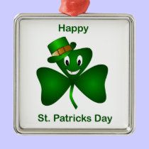 Happy Shamrock St. Patrick's Day  Ornament ornaments