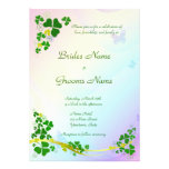 Happy Shamrock Wedding Invitation