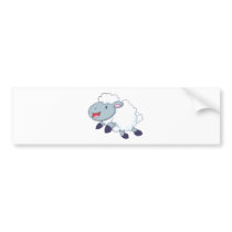 Happy Sheep Bumper Stickers