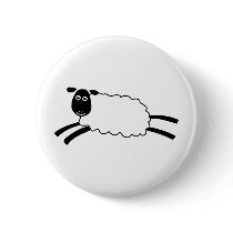 Happy Sheep buttons