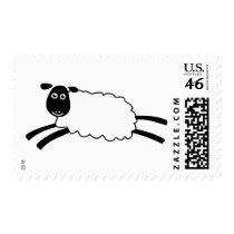 Happy Sheep Postage Stamps
