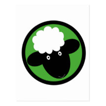 Happy Sheep Postcard