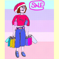 Happy Shopper t-shirts