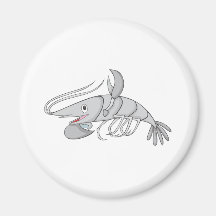 Happy Shrimp Magnet