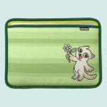 Happy Siamese cat holding Daisy ipad sleeves