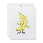 happy silly banana cartoon custom announcements