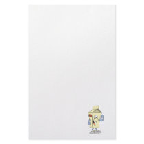 happy silly milk cartoon cartoon stationery design