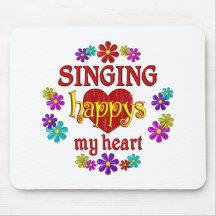 Happy Singing Mouse Pad